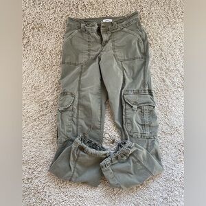 Garage Olive Green Utility Cargo Pants